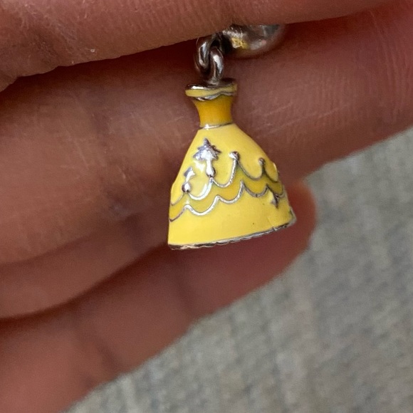 Retired Pandora Disney Beauty and the Beast Belle's
Dress Dangle Charm EUC - Picture 6 of 9